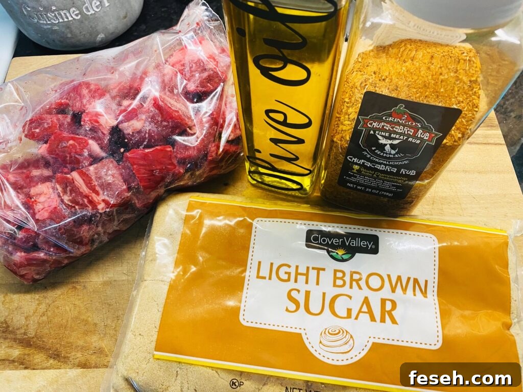 ingredients for burnt end marinade