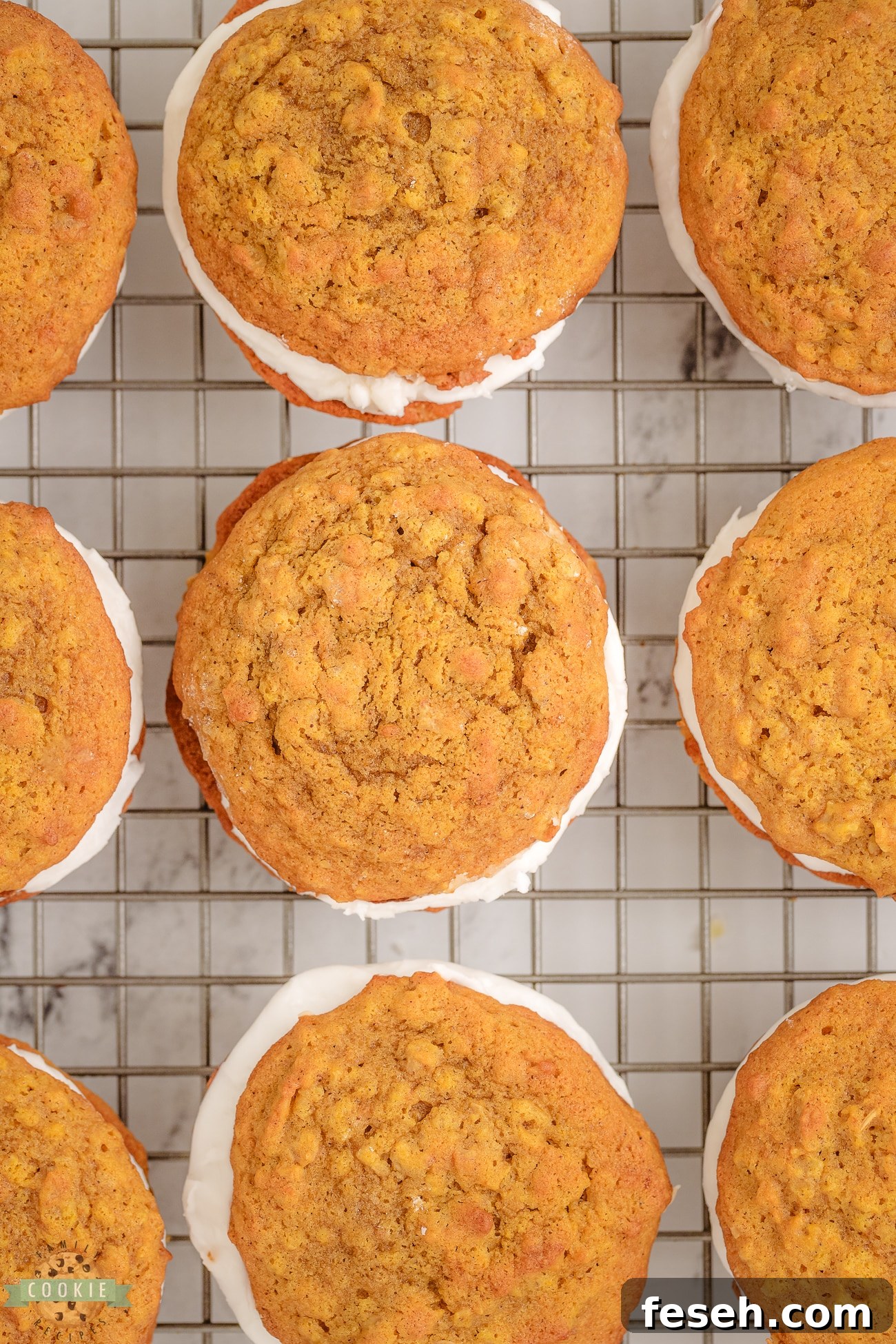 oatmeal pumpkin sandwich cookies