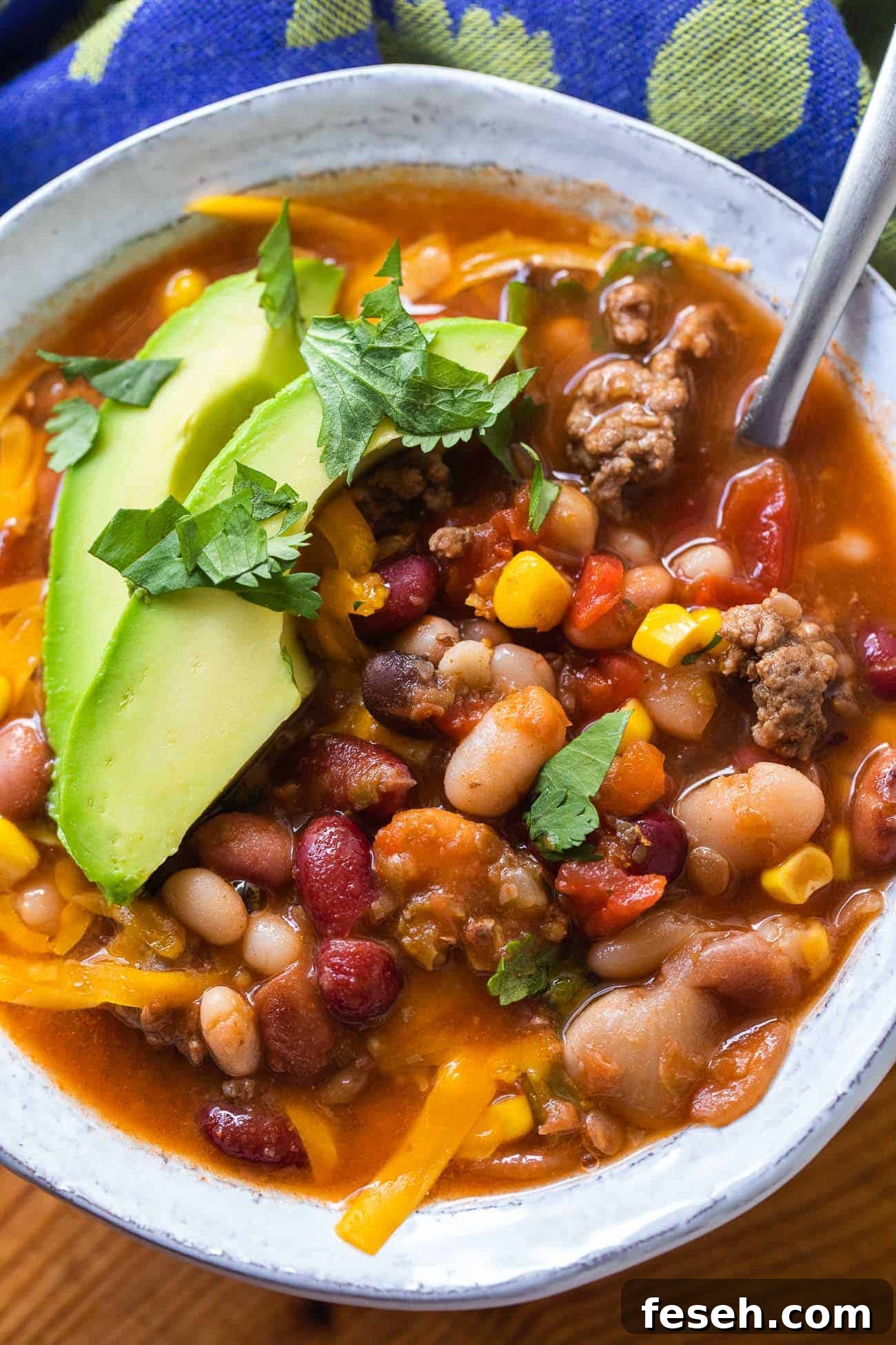 15 Bean Taco Soup Recipe