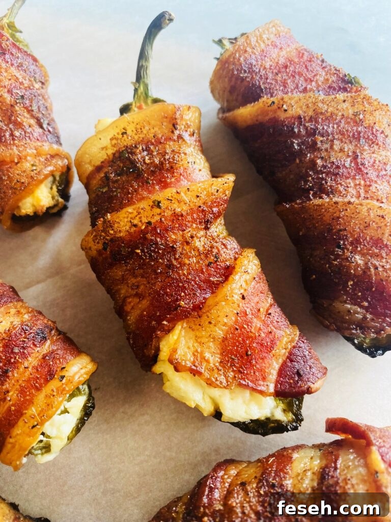 Smoked Blue Cheese Bacon Jalapenos