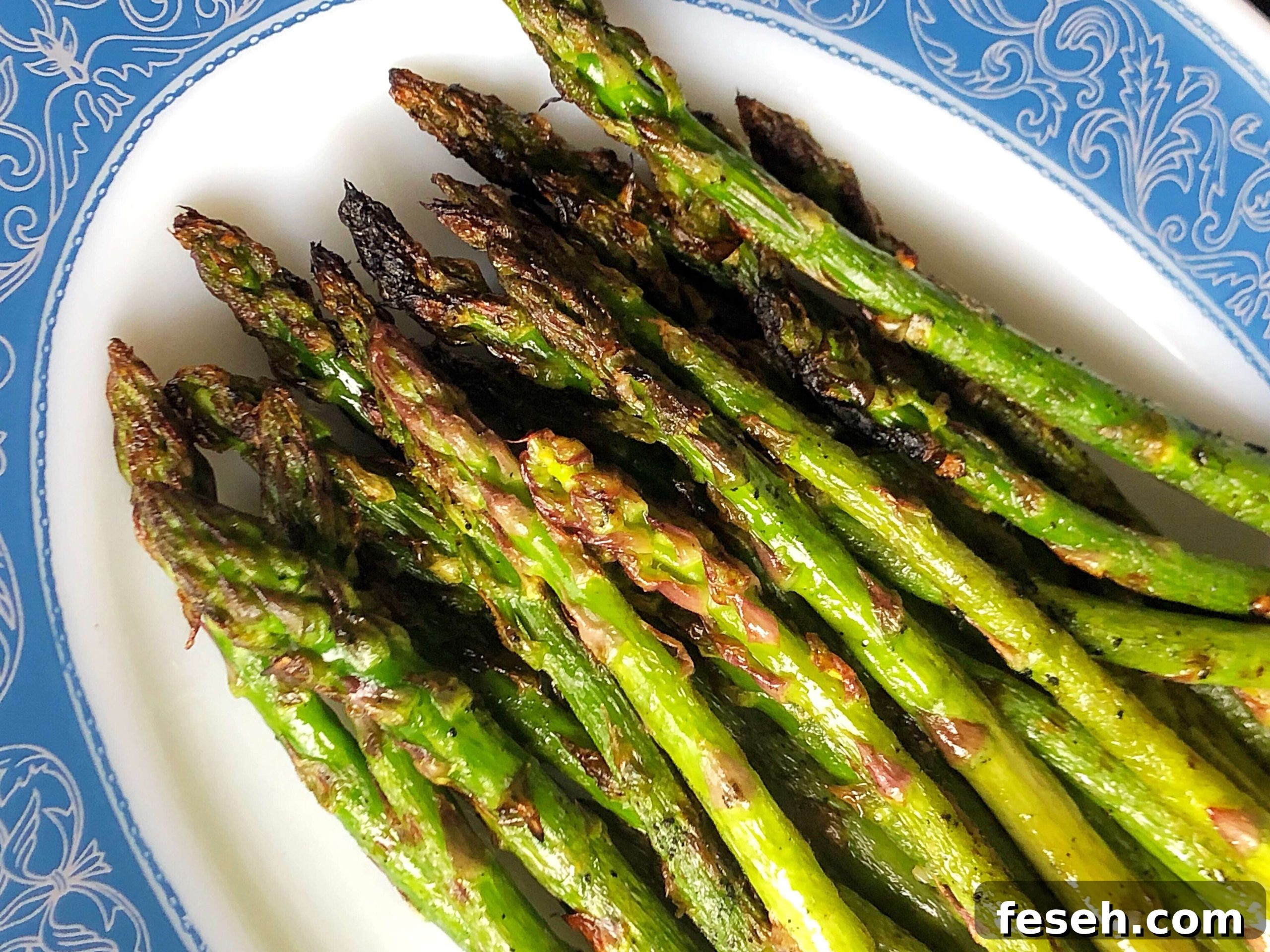 Garlic Olive Oil Grilled Asparagus