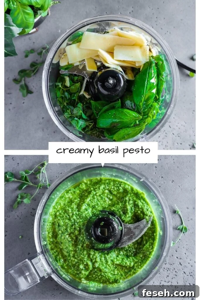 how to make basil pesto