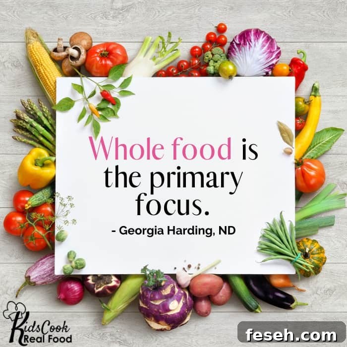 Whole food is the primary focus. - Georgia Harding, ND