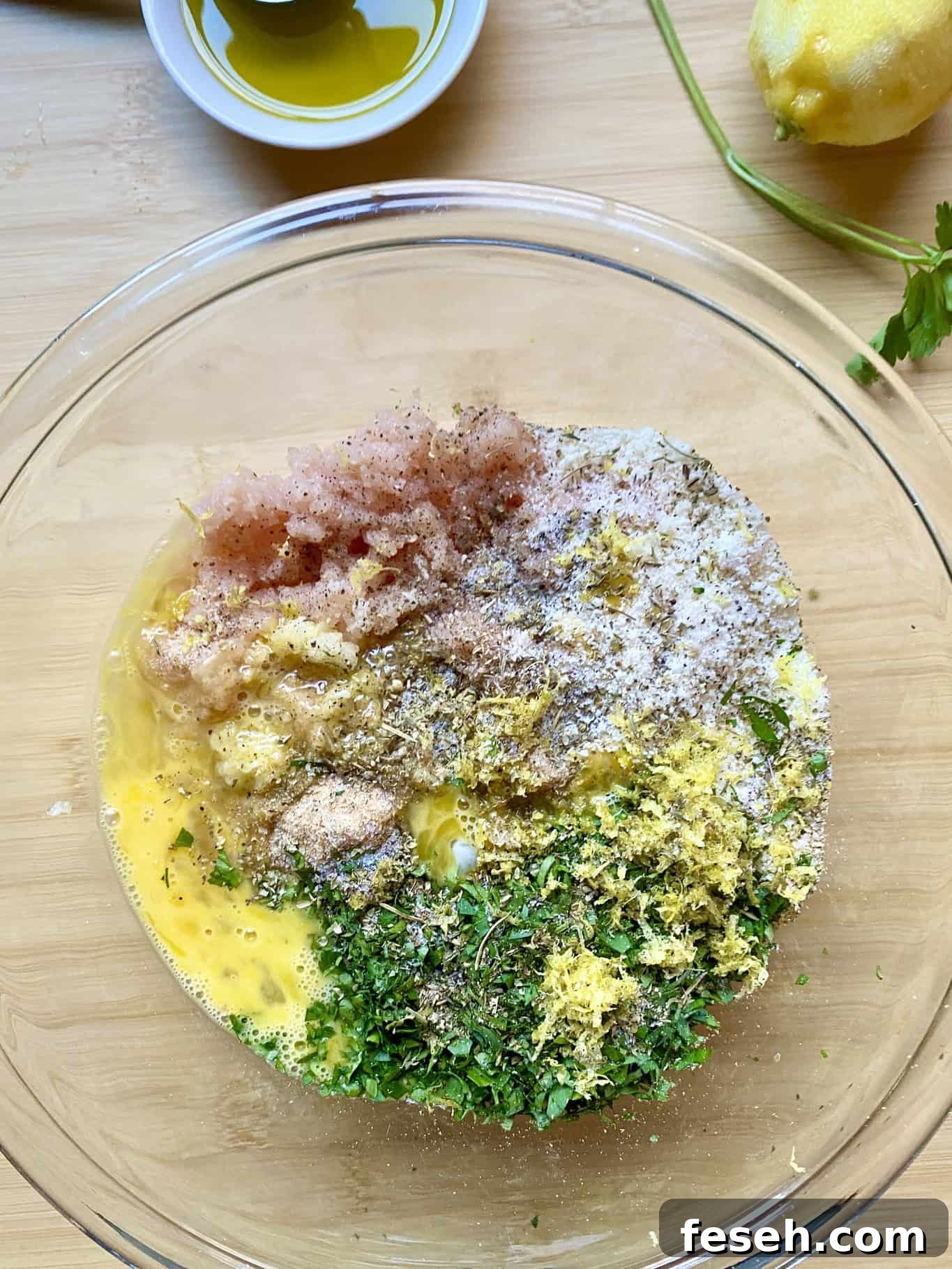 Lemony Chicken Piccata Meatballs