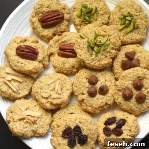 Recipe for oatmeal cookies
