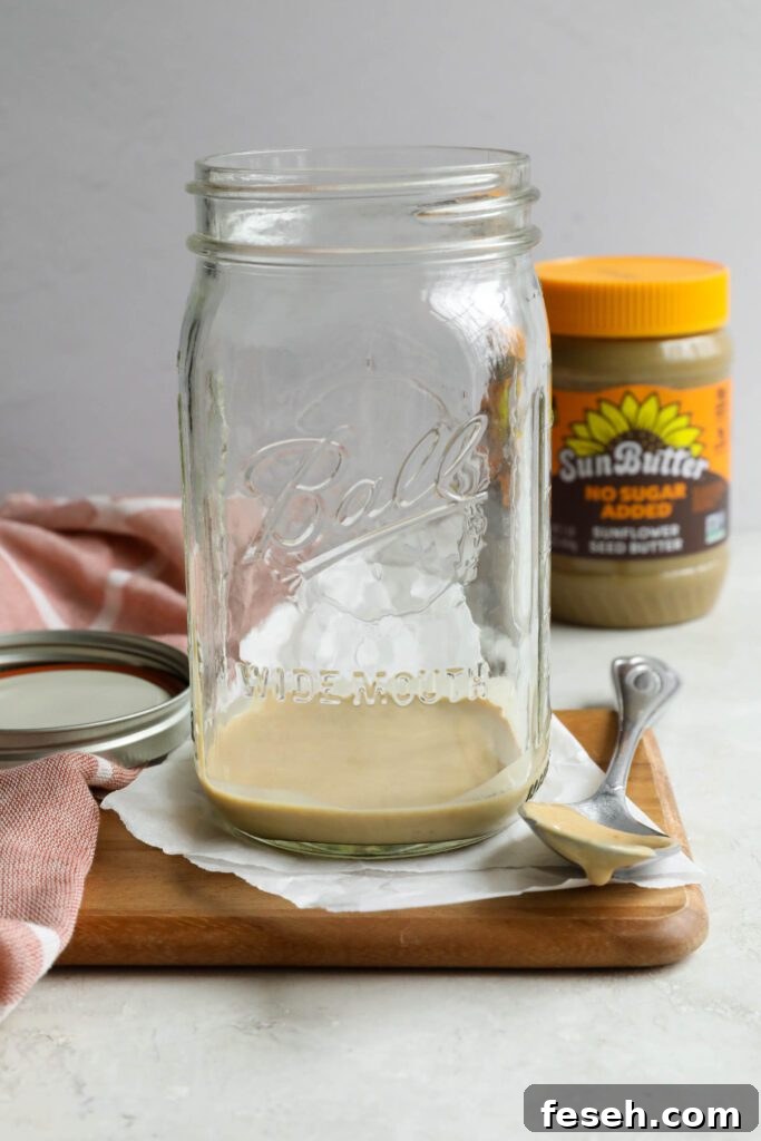 SunButter Dressing in masjon jar