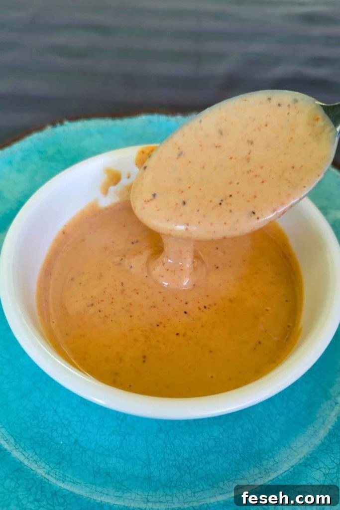 KFC sauce close-up