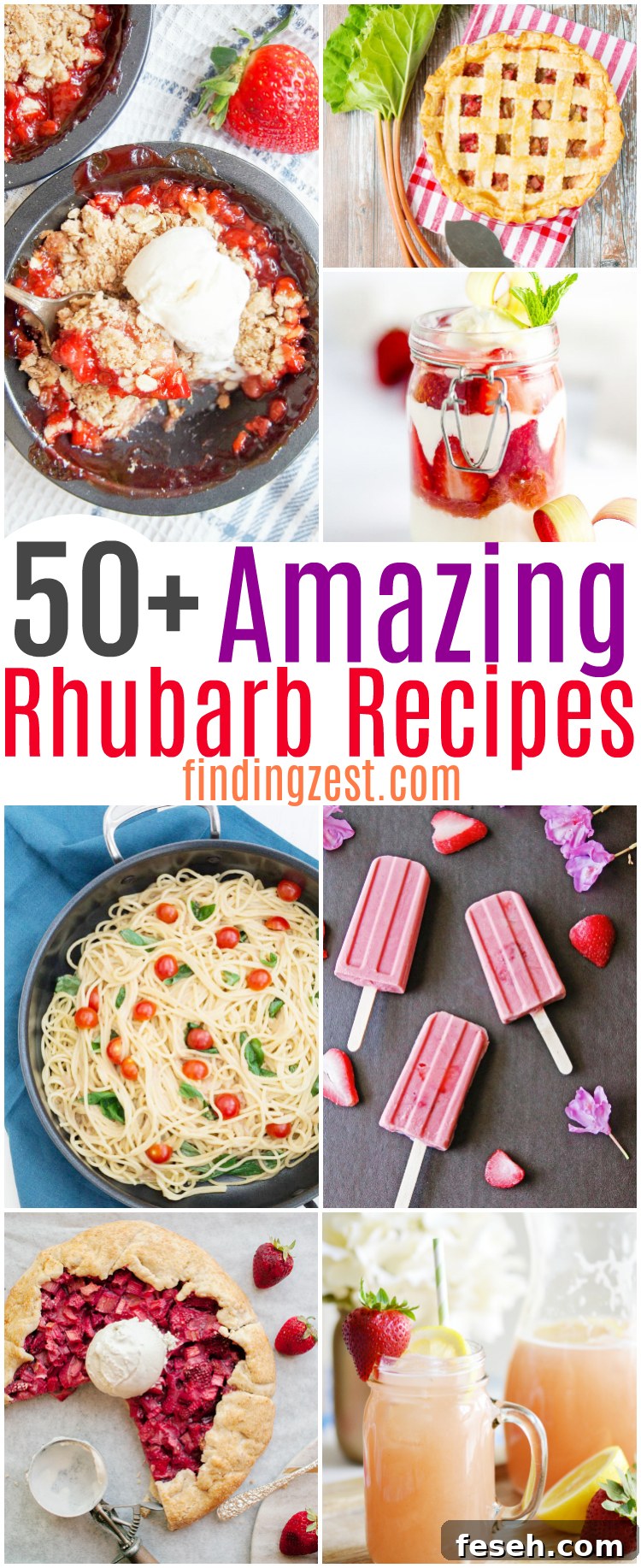 Not sure what to do with all that rhubarb you harvest? Get over 50 rhubarb recipes worth making during rhubarb season! These are the the best rhubarb recipes. From classic rhubarb desserts to healthy rhubarb recipes, this list has everything you need to use up that rhubarb!