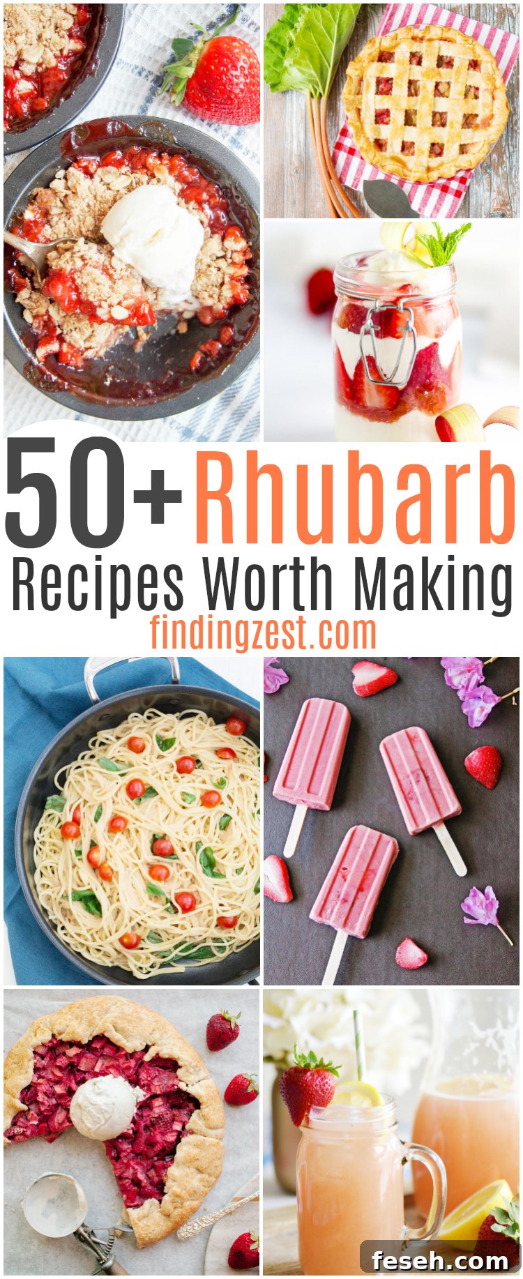 Not sure what to do with all that rhubarb you harvest? Get over 50 rhubarb recipes worth making during rhubarb season! These are the the best rhubarb recipes. From classic rhubarb desserts to healthy rhubarb recipes, this list has everything you need to use up that rhubarb!