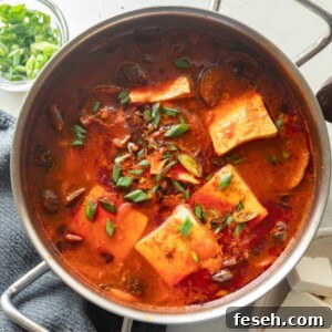 Soondubu Jjigae: Spicy Korean Soft Tofu Stew Recipe 7 Soondubu jjigae served in the pot it was cooked in