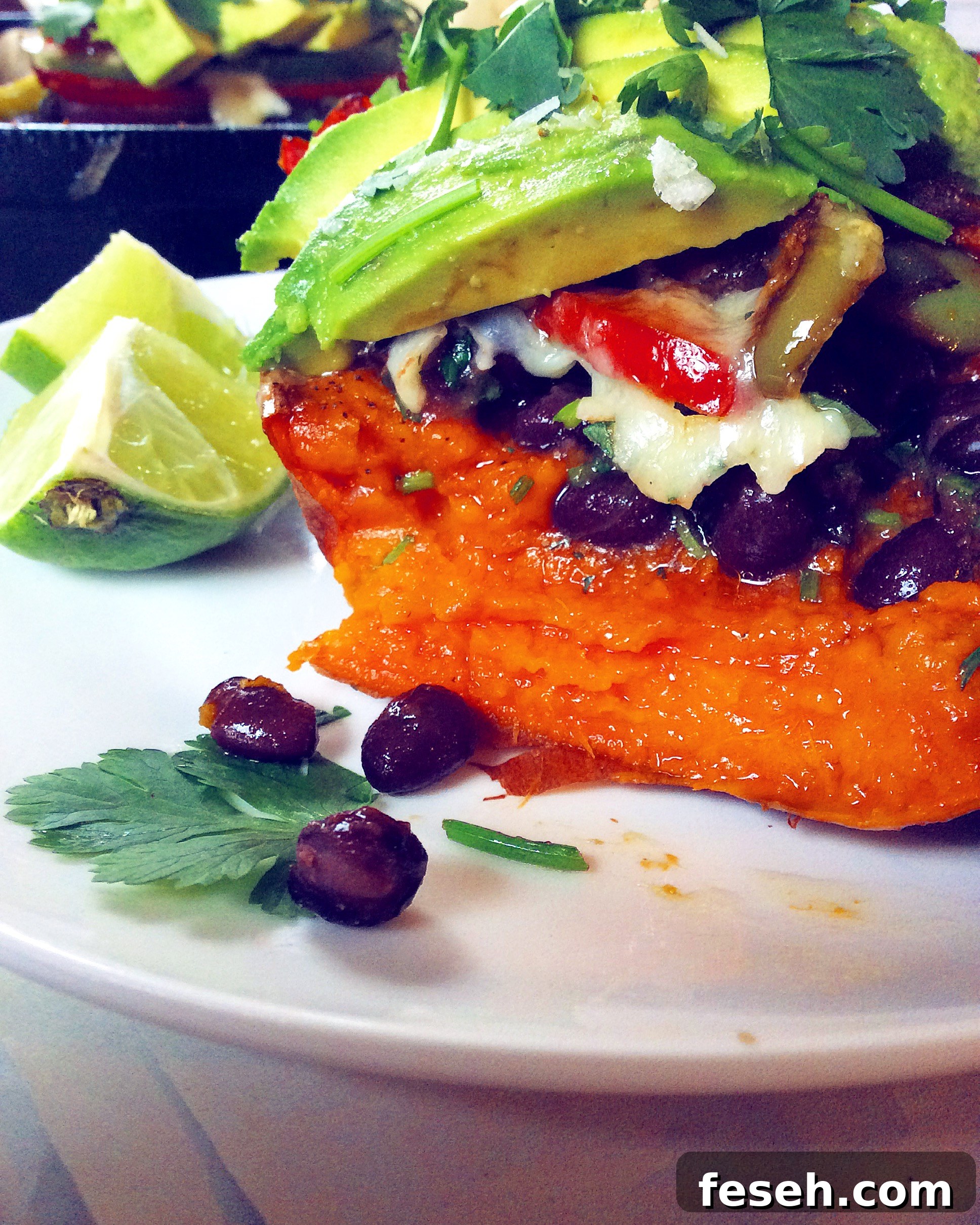 Fajita-Stuffed Sweet Potatoes