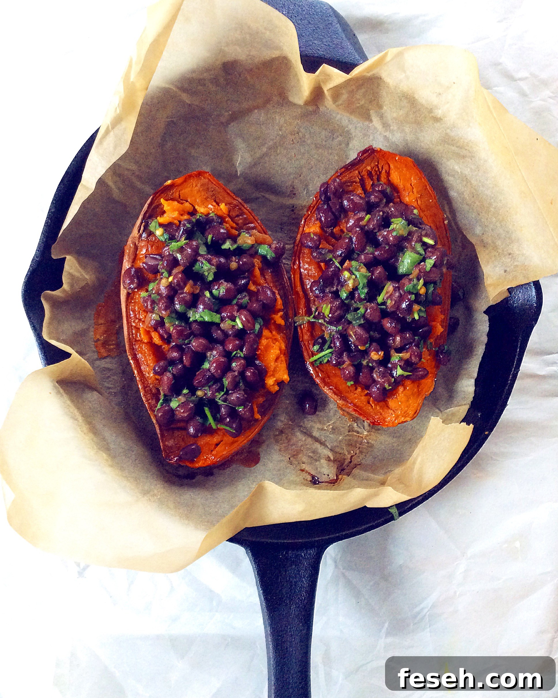 Fajita-Stuffed Sweet Potatoes
