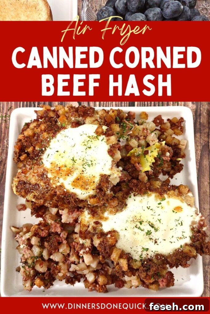 how to make canned corned beef hash in the air fryer dinners done quick pinterest