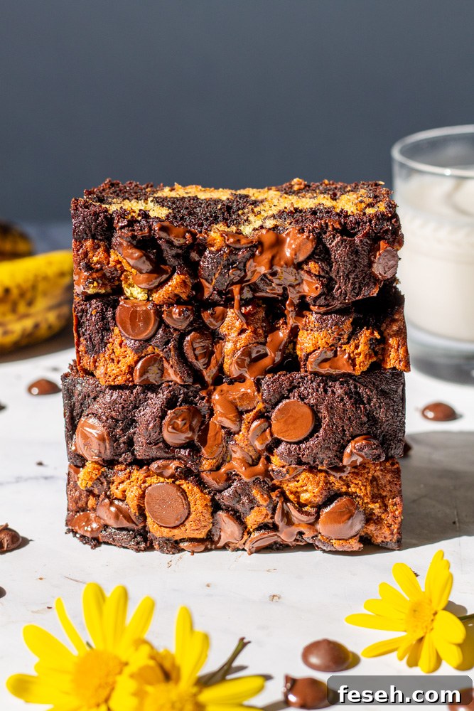 marble banana bread