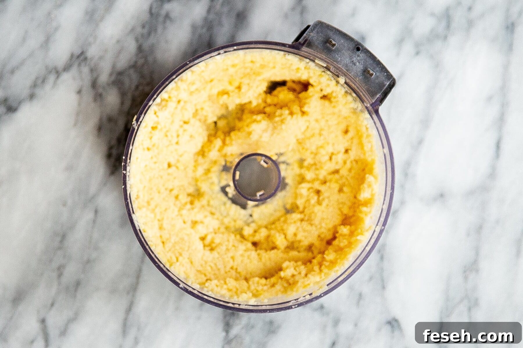 blended ural dal in a food processor