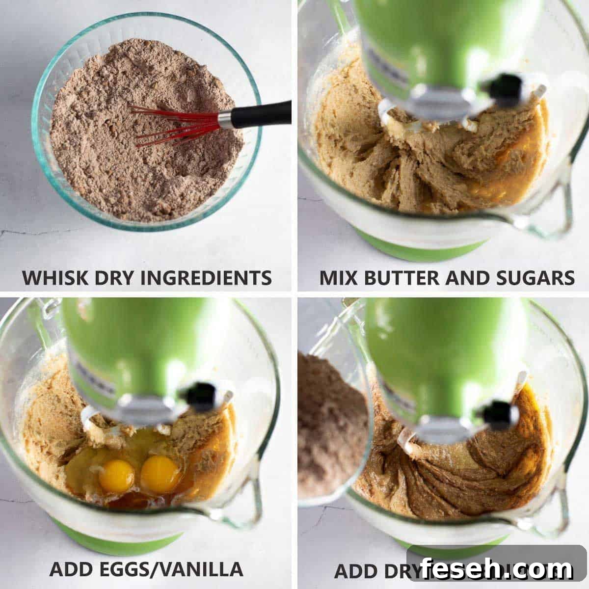how to make the mint chocolate cookie dough