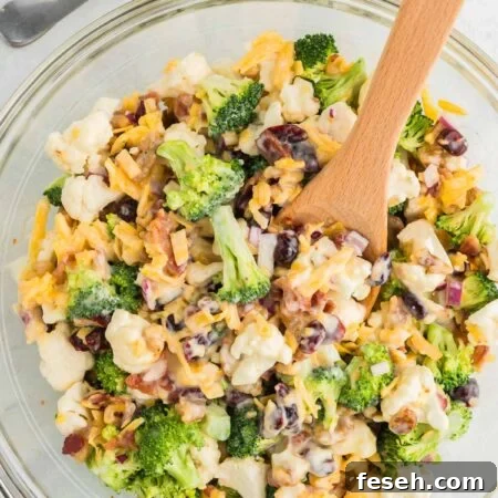 broccoli cauliflower salad recipe