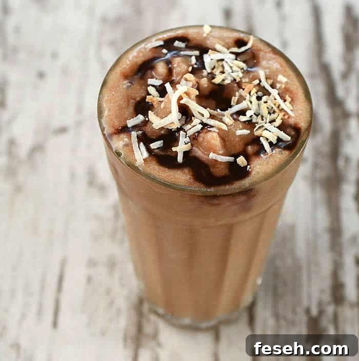 Vegan Hazelnut Mocha Coconut Latte or Frappuccino