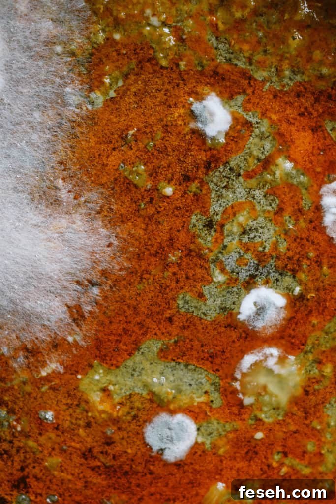 Mold produces toxins called aflatoxin and they are heat resistant
