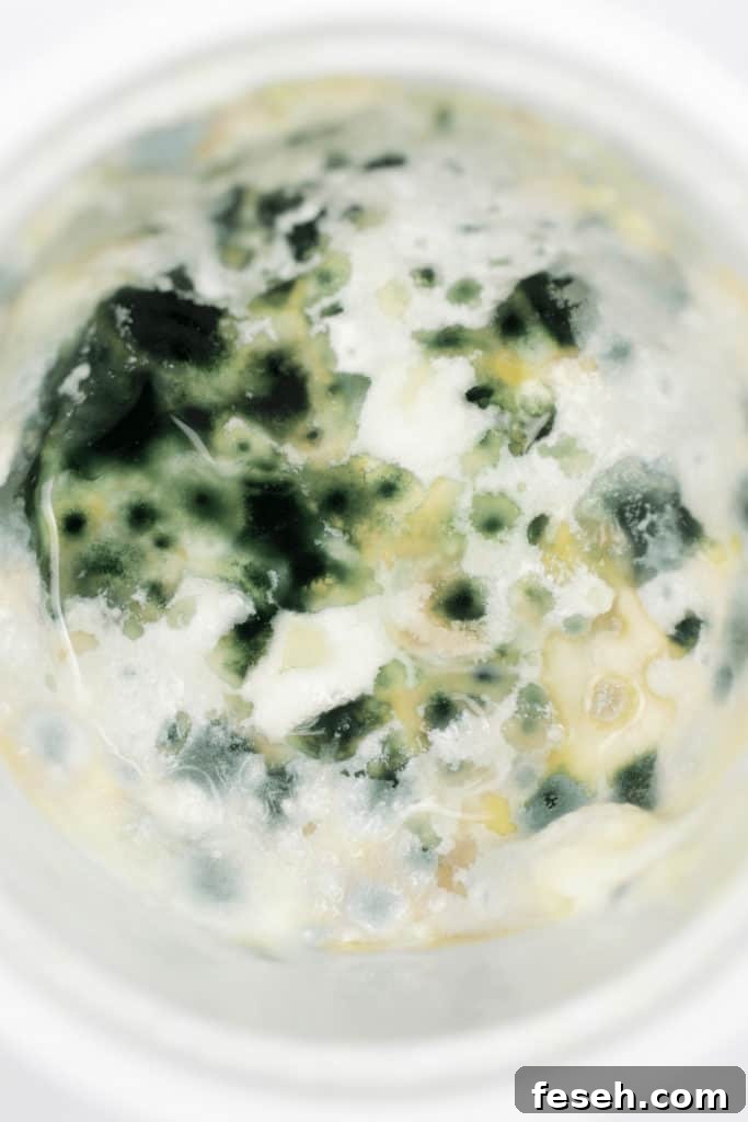 Moldy food is not safe to eat. You cannot just take the moldy layer off as mold spores run deep into the food