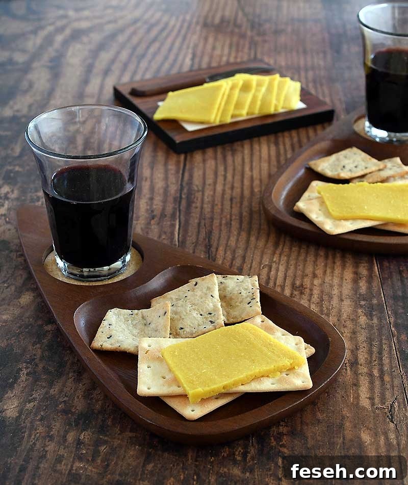 Vegan cheese made iwth chickpeas