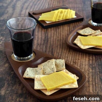 Vegan cheese made iwth chickpeas