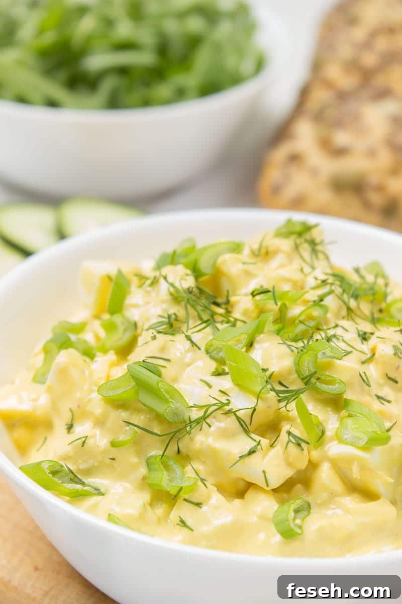 No Mayo Ginger Egg Salad loaded with healthy nutrients, super light and very nutritious.