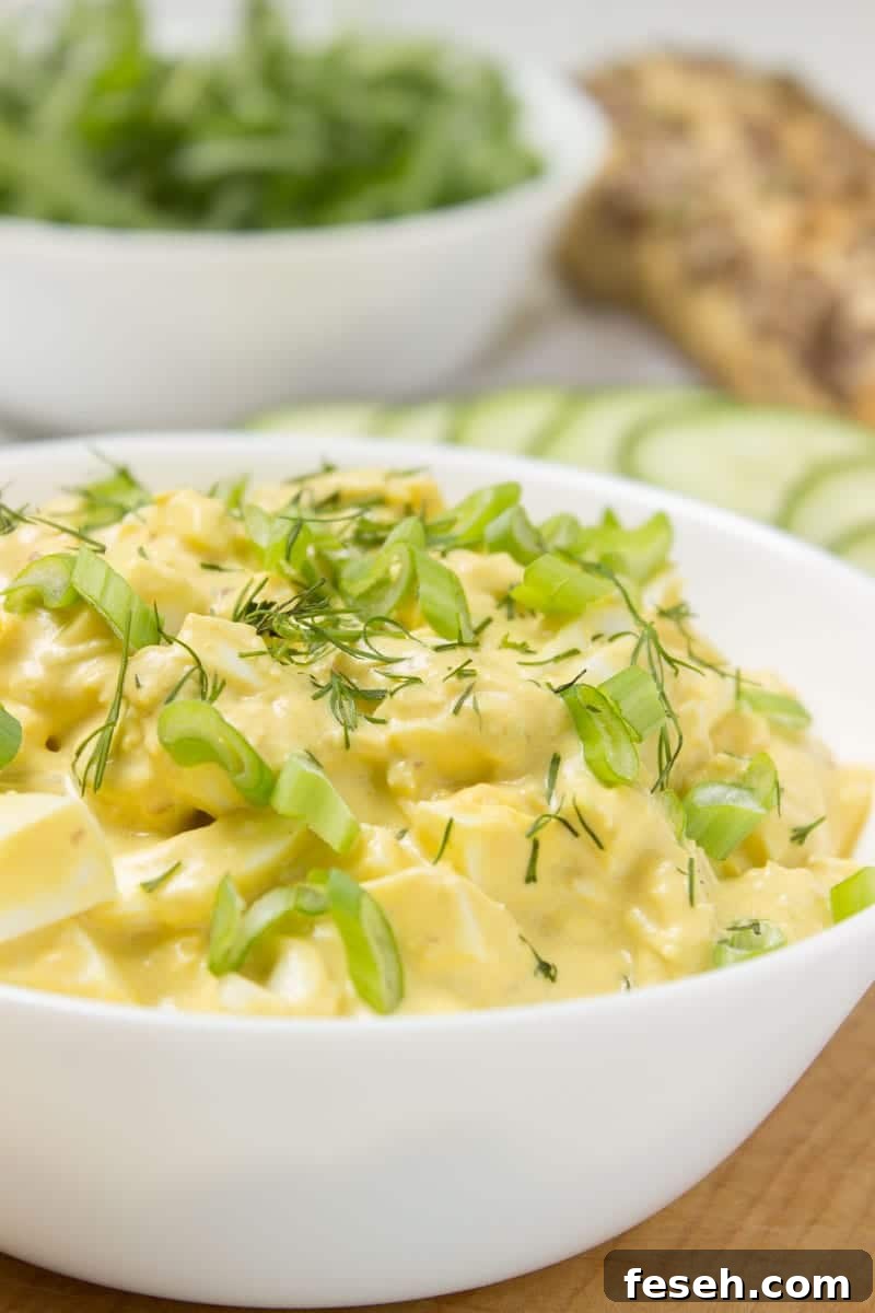 No Mayo Ginger Egg Salad loaded with healthy nutrients, super light and very nutritious.