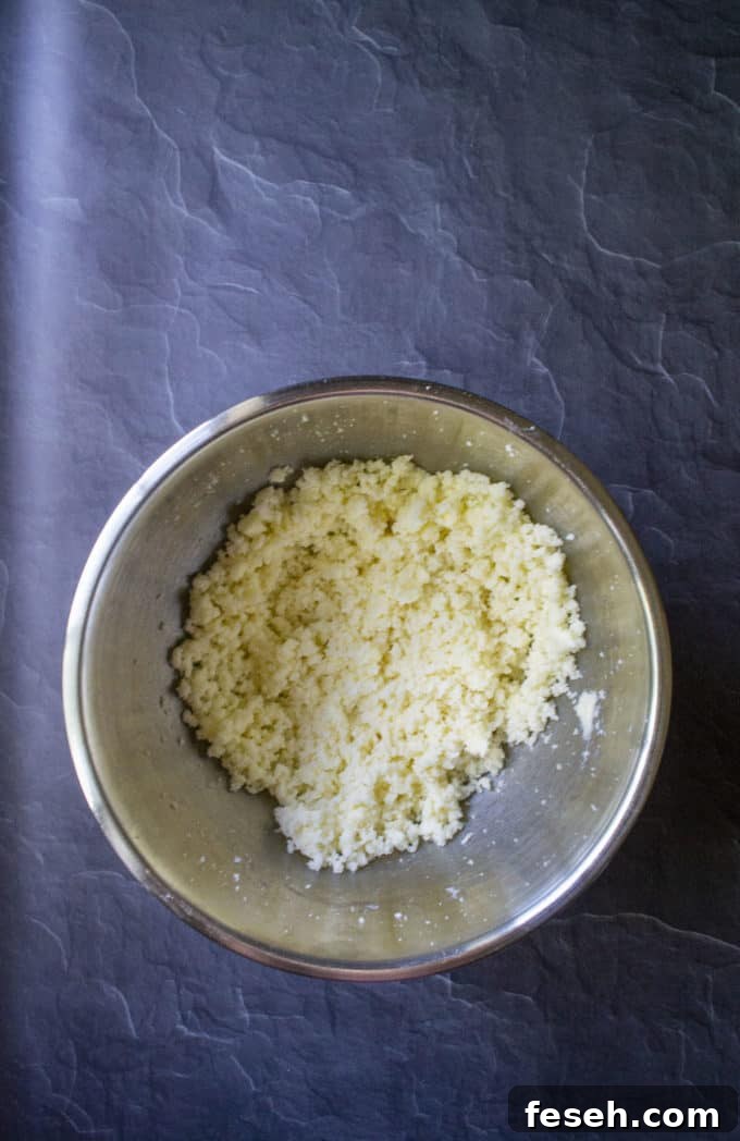 butter and sugar creamed together