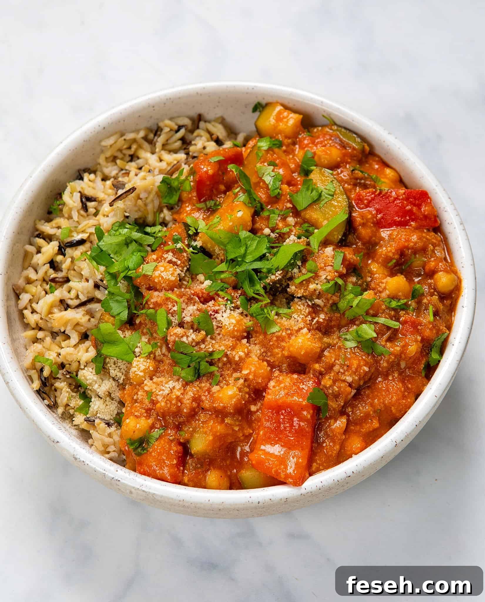 Apricot & Chickpea Tagine - Bowl front