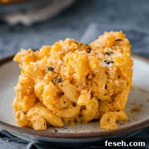 crispy baked mac and cheese