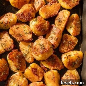 crispy roasted potatoes
