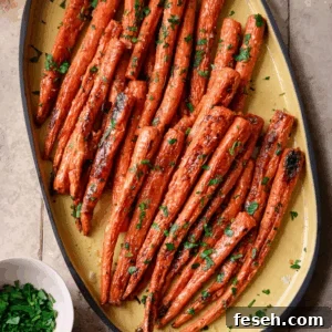 maple roasted carrots