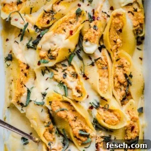 pumpkin ricotta stuffed shells