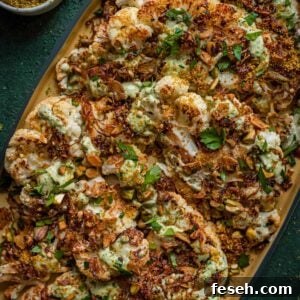 cauliflower steaks with caramelized shallots