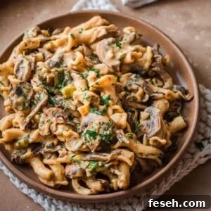 mushroom stroganoff