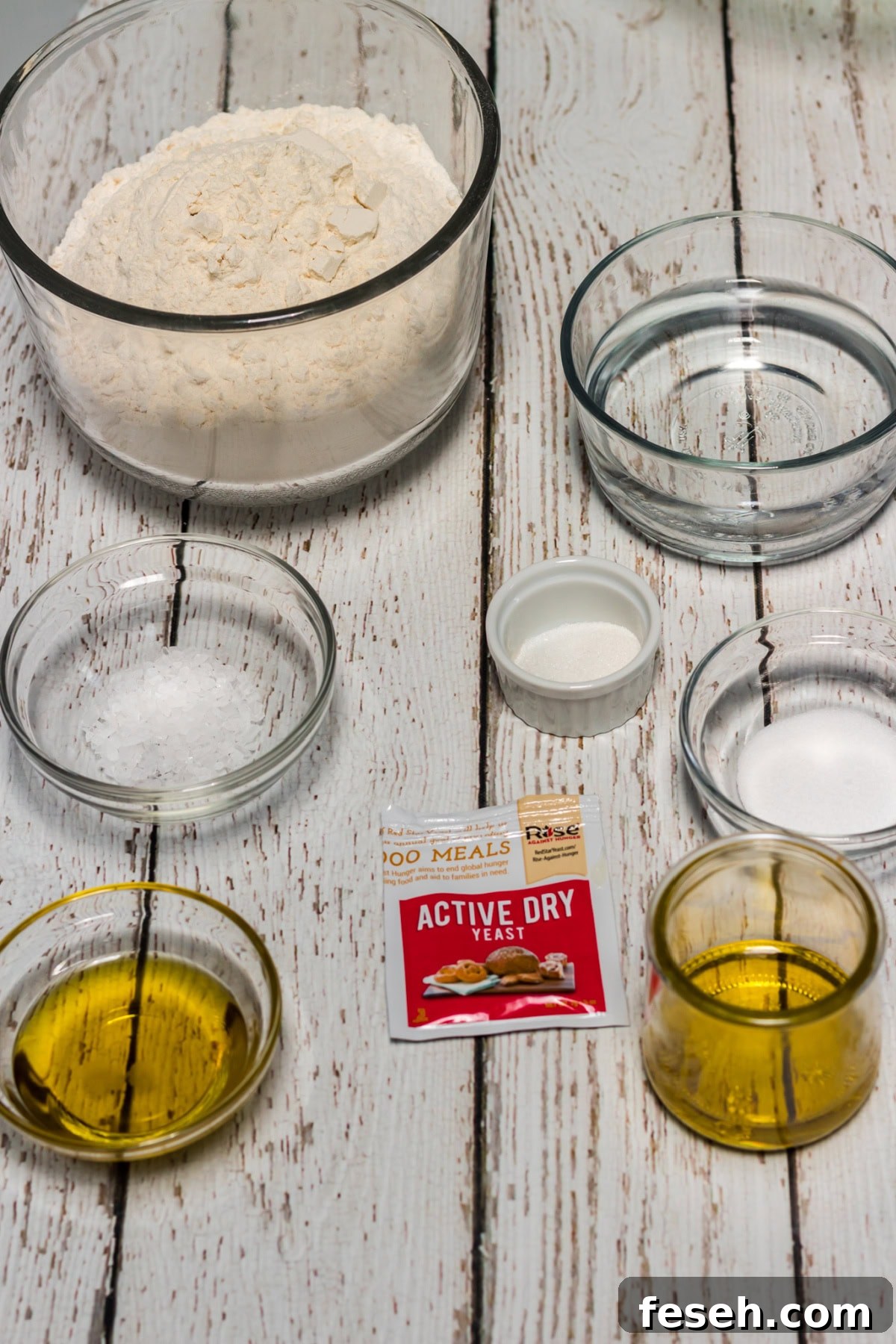 Focaccia Bread ingredients