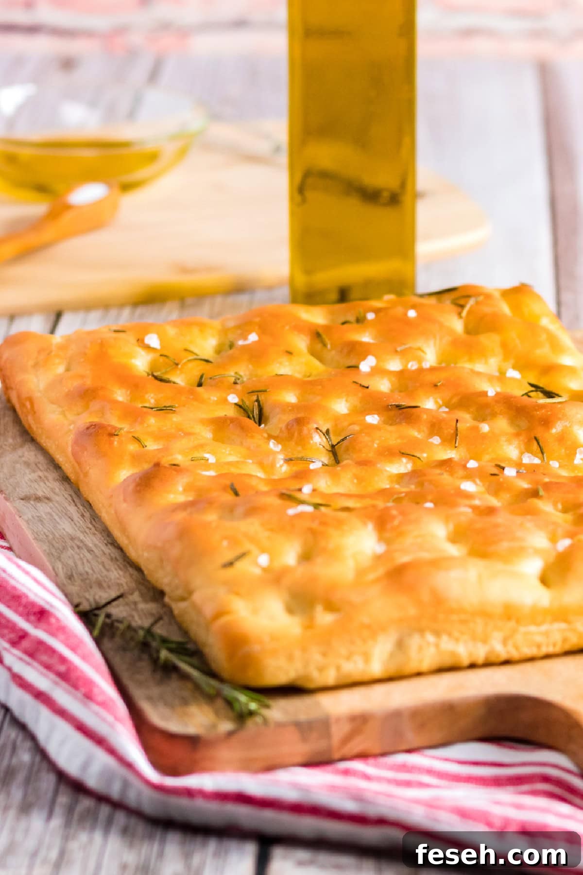 Baked Focaccia Bread
