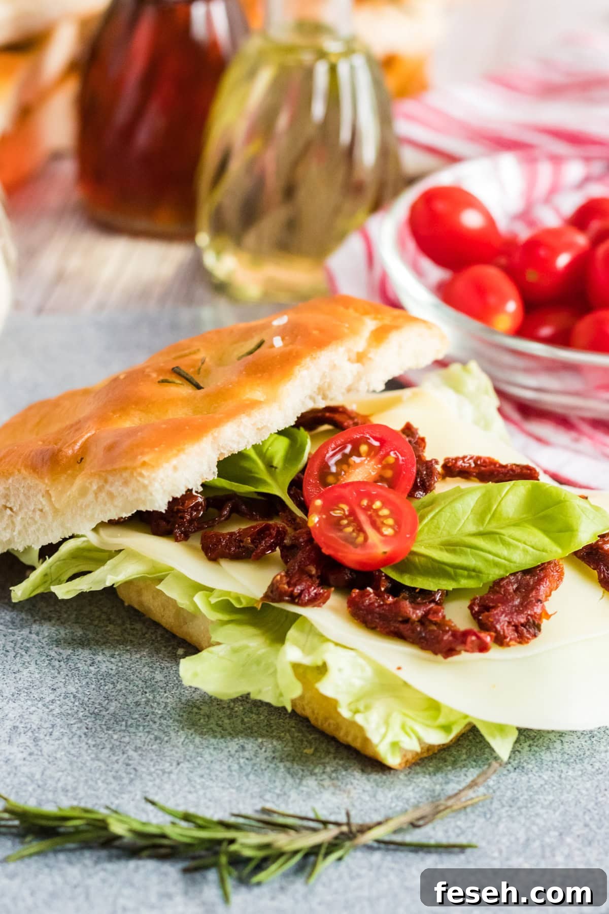 Focaccia Bread Sandwich