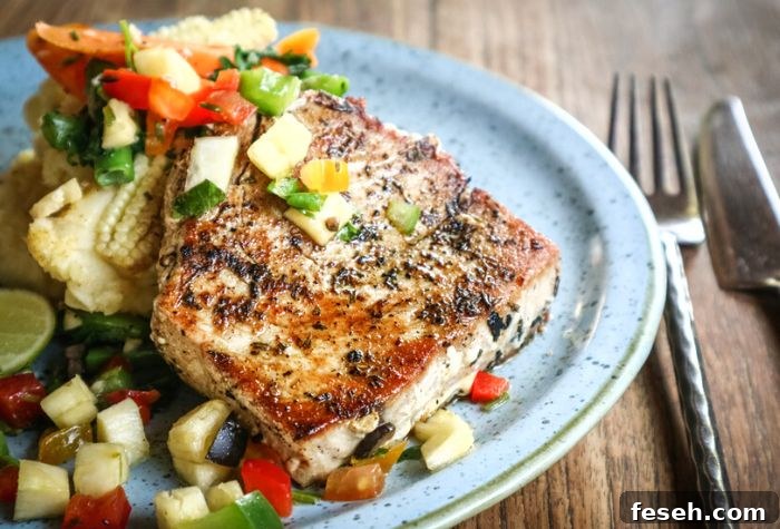 smoked tuna steak