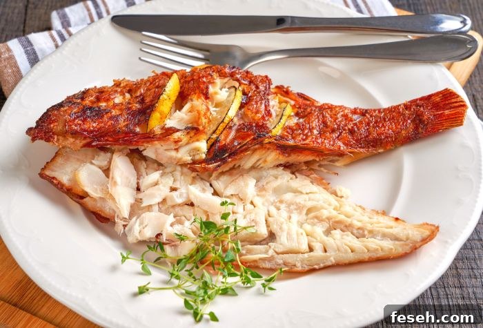 smoked red snapper