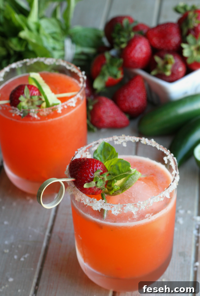 strawberry margaritas