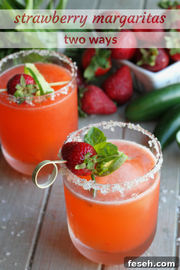 strawberry margaritas