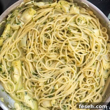 pesto and pasta combined