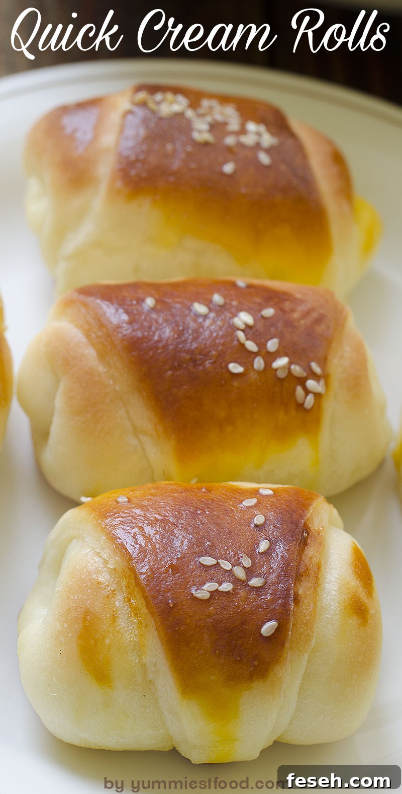 Really soft, delicious and quick cream rolls, which your family will like the most!