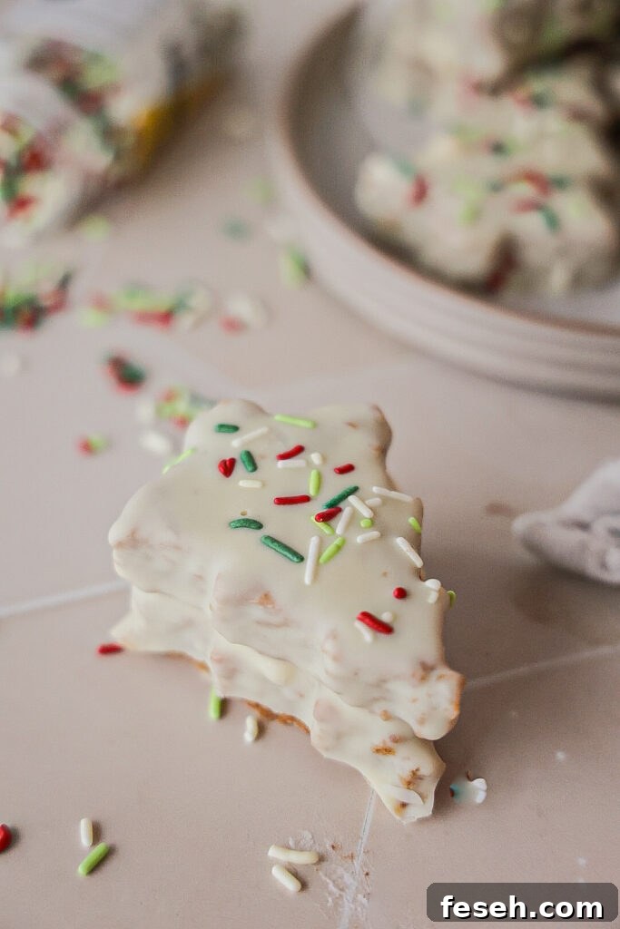 A litlte debbie's christmas tree cake.