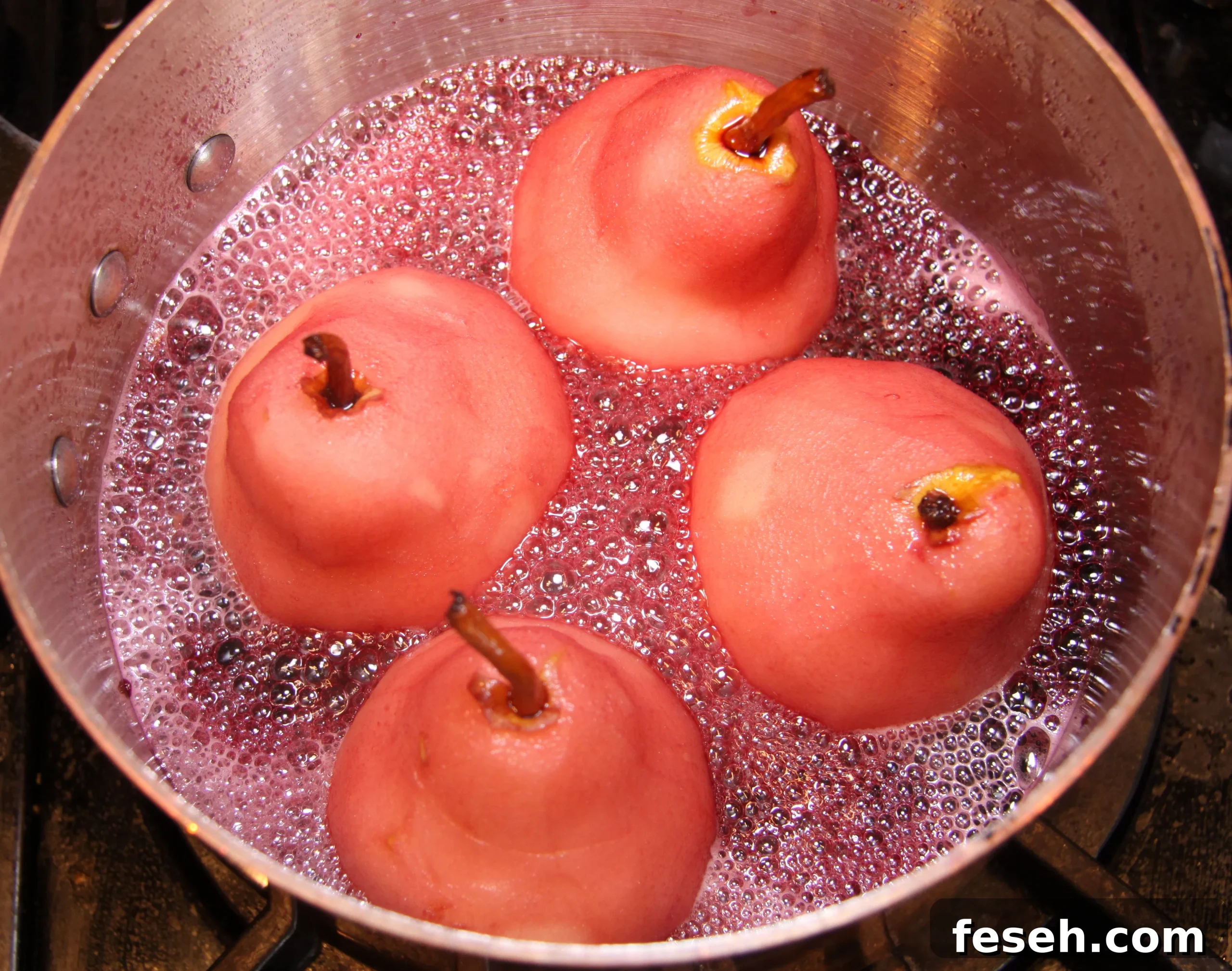 Poached Pears In Wine