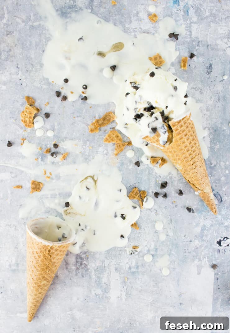 Breakfast for dinner is going to get a run for it's money with this breakfast for dessert inspired no-churn chocolate chip pancake ice cream!