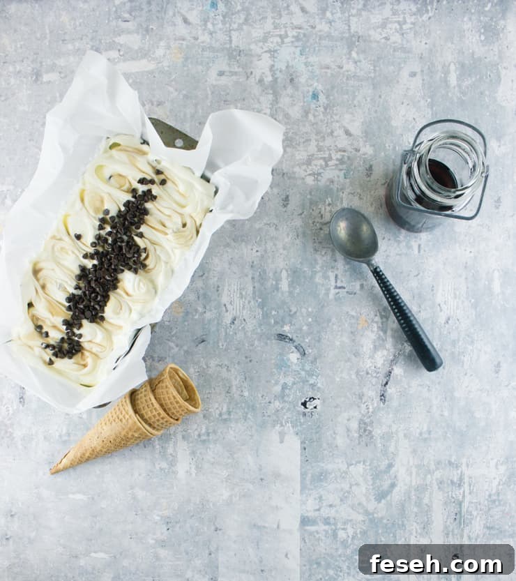 Breakfast for dinner is going to get a run for it's money with this breakfast for dessert inspired no-churn chocolate chip pancake ice cream!