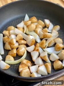 stir frying